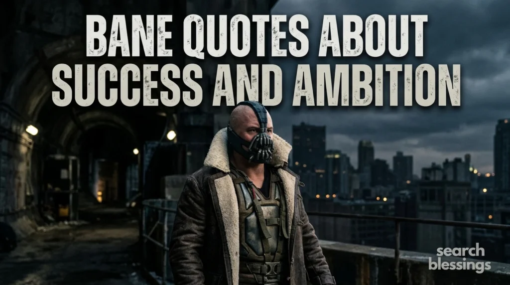 Bane Quotes About Success and Ambition