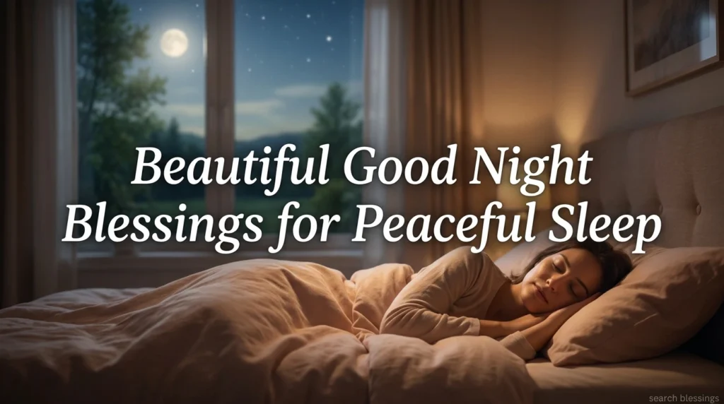 Beautiful Good Night Blessings for Peaceful Sleep