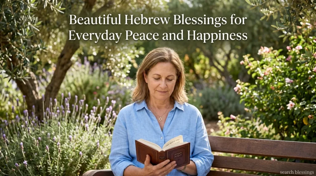 Beautiful Hebrew Blessings for Everyday Peace and Happiness