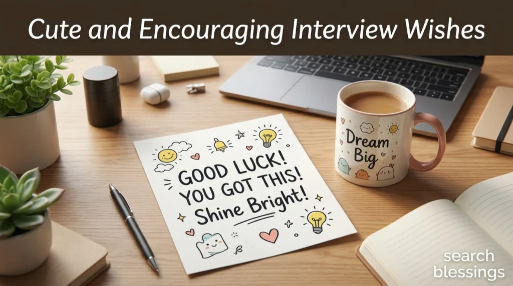 Cute and Encouraging Interview Wishes