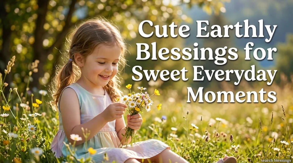 Cute Earthly Blessings for Sweet Everyday Moments
