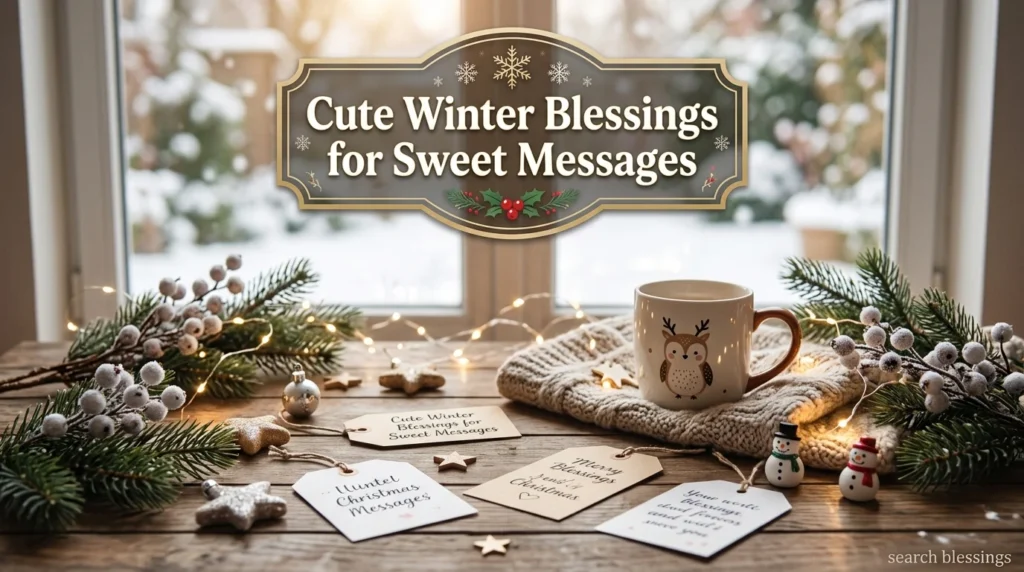 Cute Winter Blessings for Sweet Messages