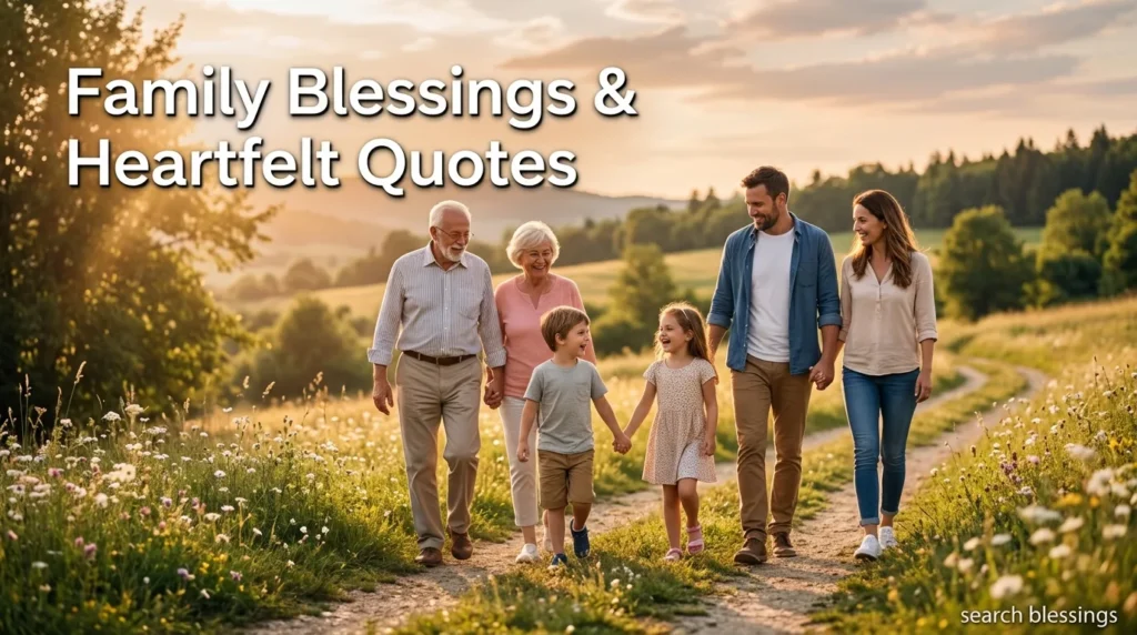 Family Blessings & Heartfelt Quotes