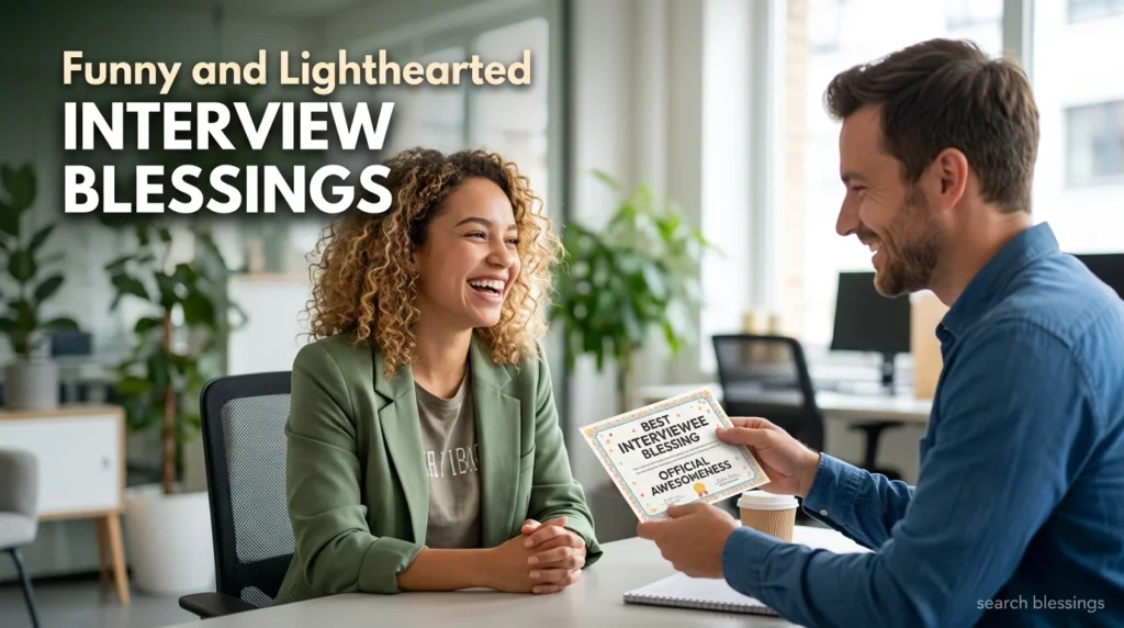 Funny and Lighthearted Interview Blessings