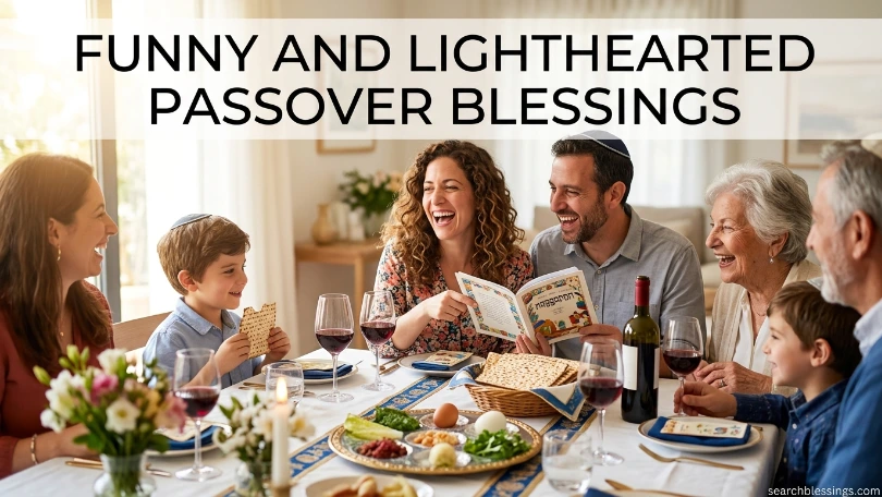 Funny and Lighthearted Passover Blessings