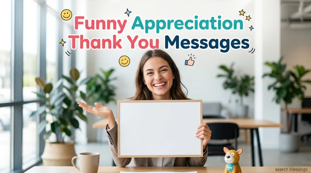Funny Appreciation Thank You Messages
