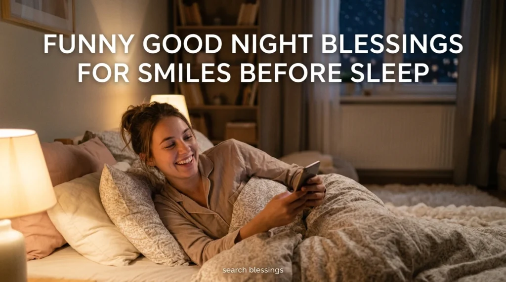 Funny Good Night Blessings for Smiles Before Sleep