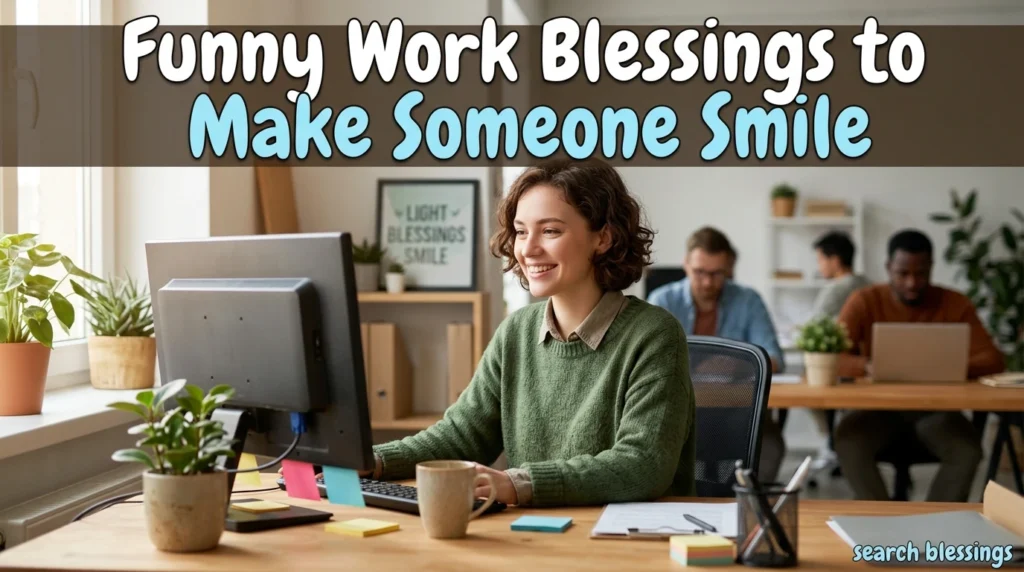 Funny Work Blessings to Make Someone Smile