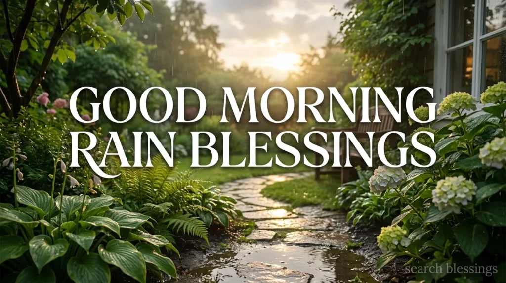 Good Morning Rain Blessings