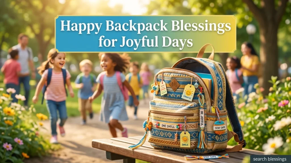 Happy Backpack Blessings for Joyful Days