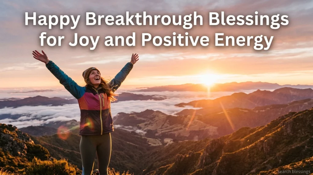 Happy Breakthrough Blessings for Joy and Positive Energy