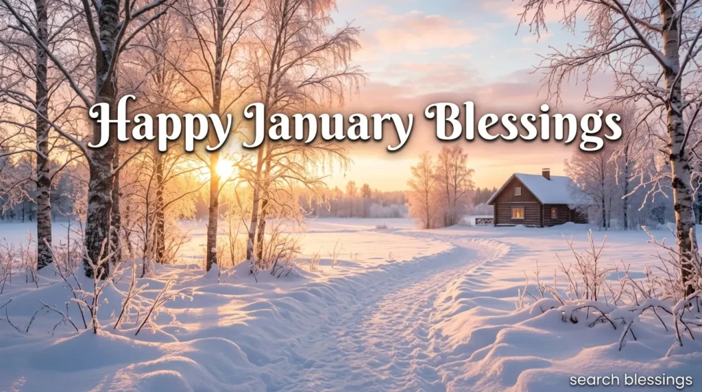 Happy January Blessings