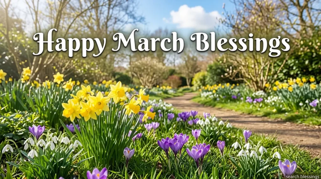 Happy March Blessings