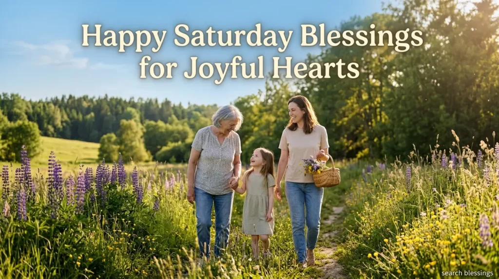 Happy Saturday Blessings for Joyful Hearts
