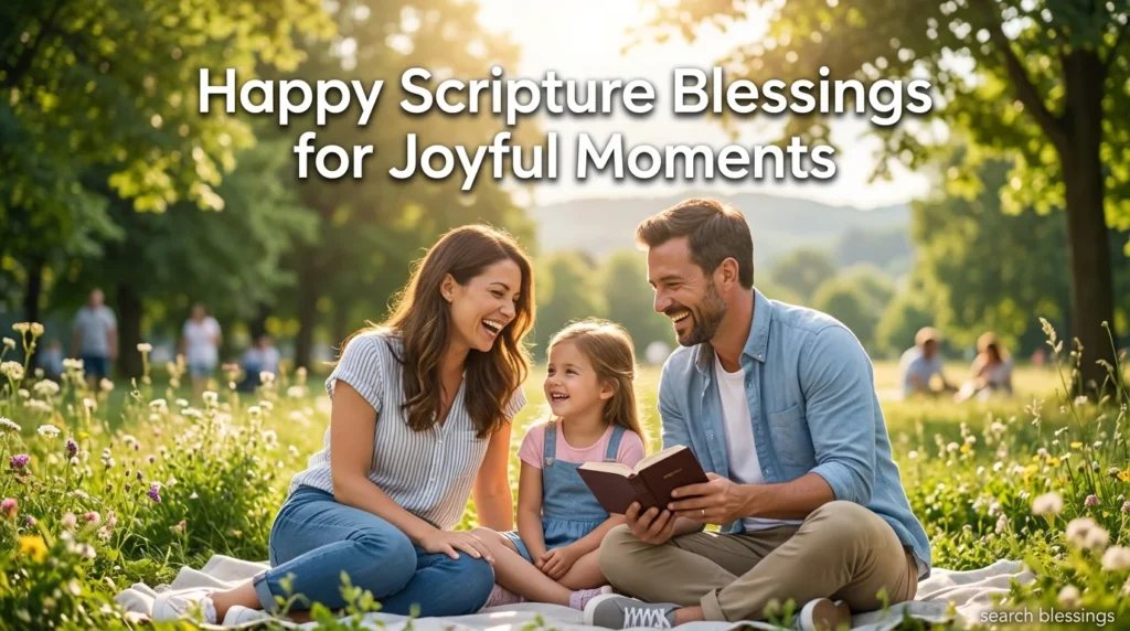 Happy Scripture Blessings for Joyful Moments