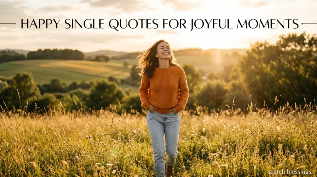 Happy Single Quotes for Joyful Moments