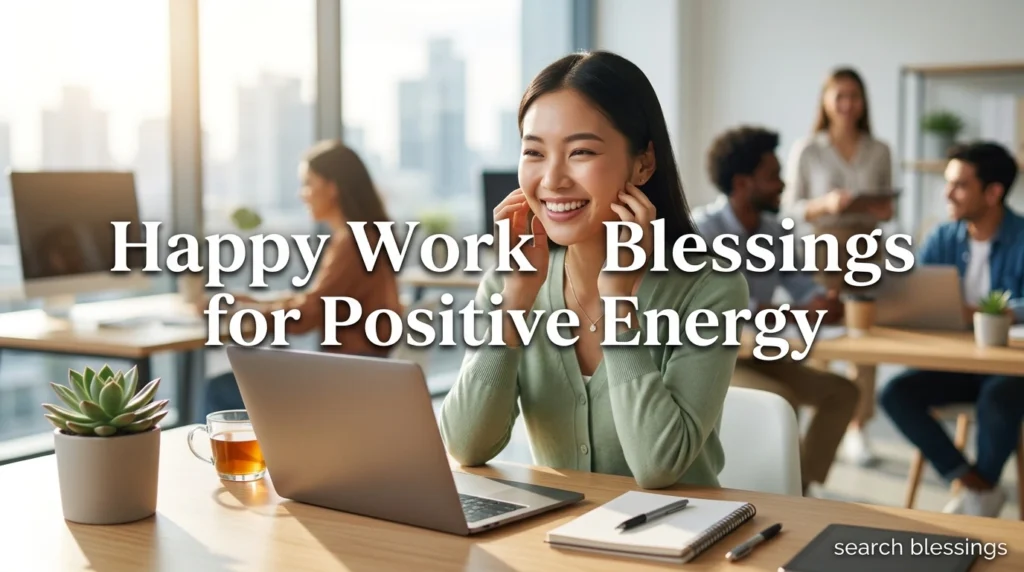 Happy Work Blessings for Positive Energy