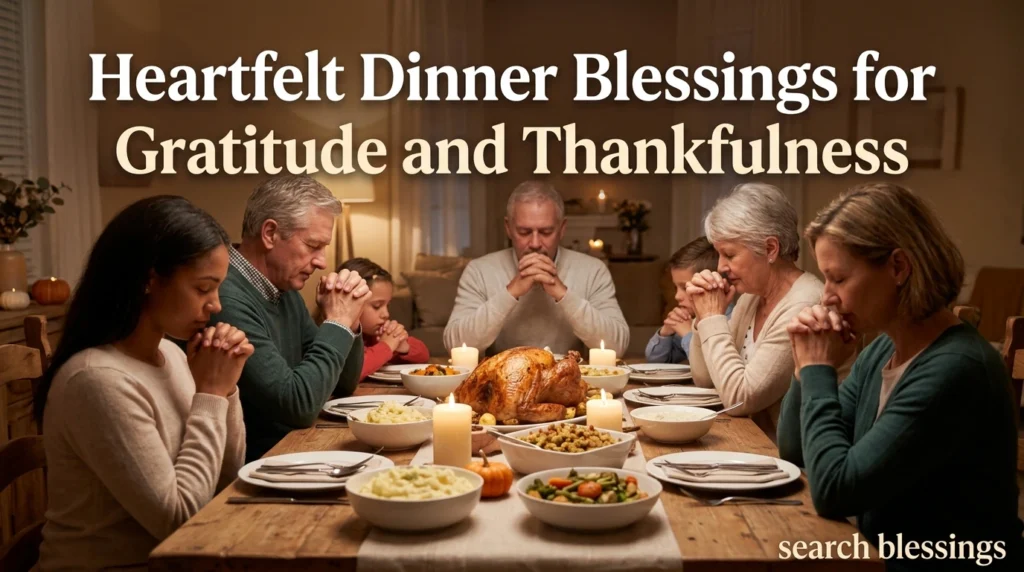 Heartfelt Dinner Blessings for Gratitude and Thankfulness