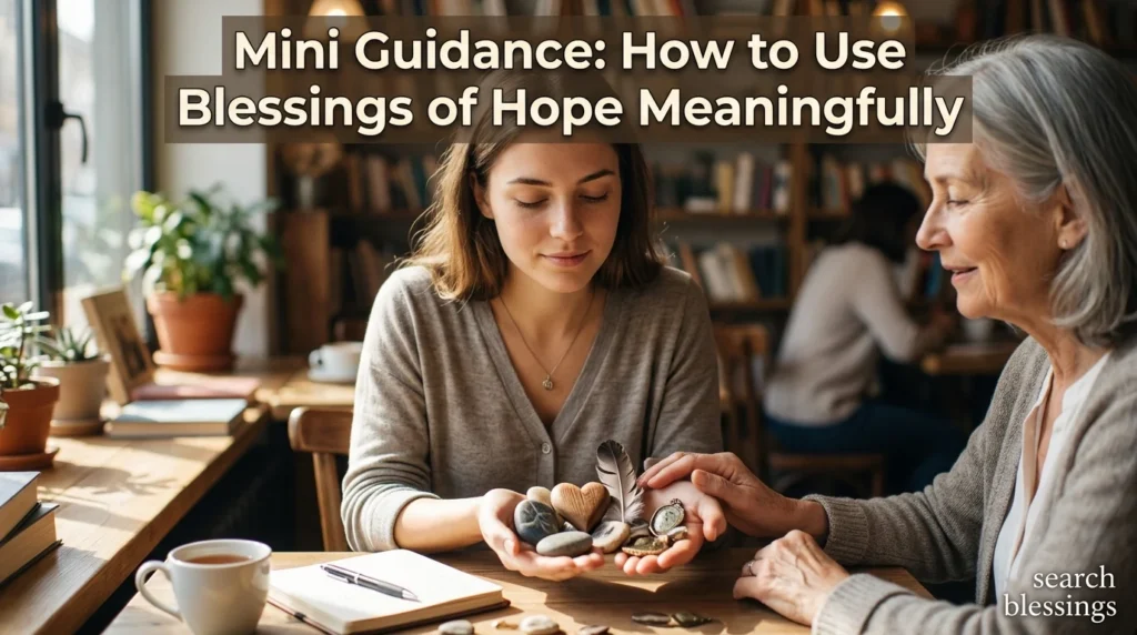 Mini Guidance: How to Use Blessings of Hope Meaningfully