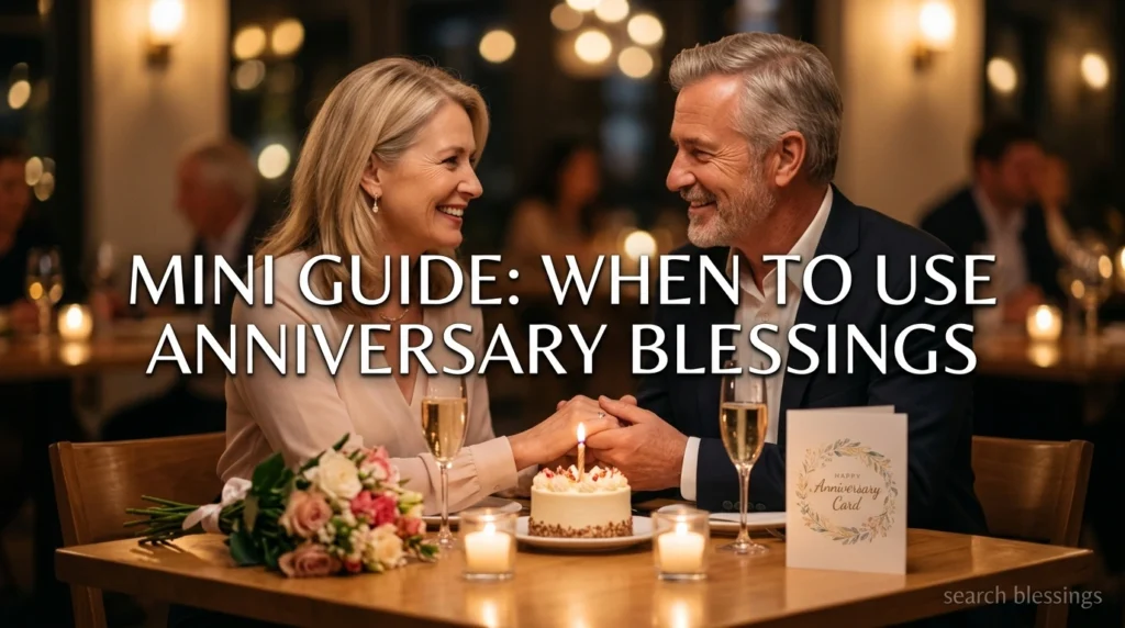 Mini Guide: When to Use Anniversary Blessings