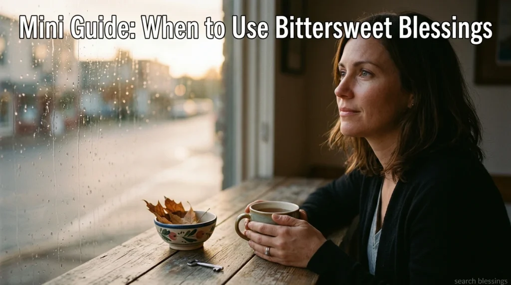 Mini Guide: When to Use Bittersweet Blessings