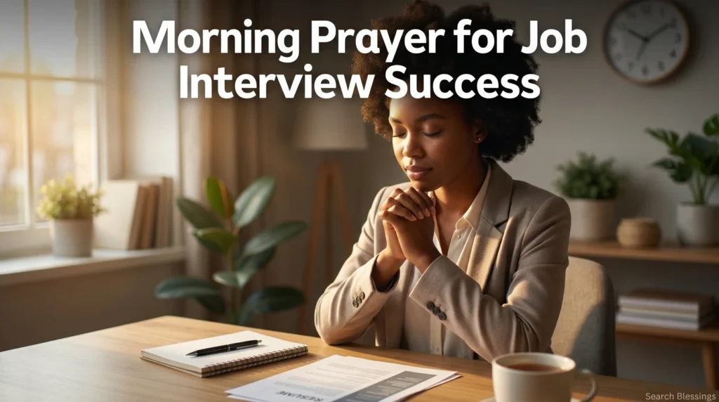 Morning Prayer for Job Interview Success