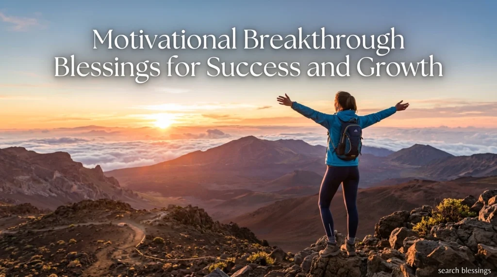 Motivational Breakthrough Blessings for Success and Growth