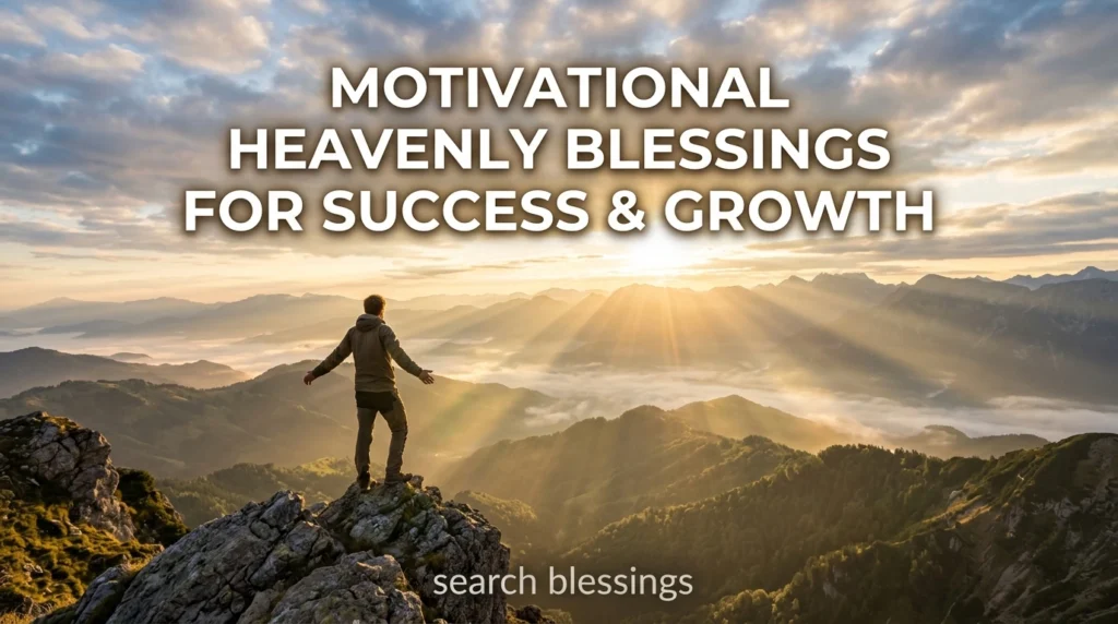 Motivational Heavenly Blessings for Success & Growth