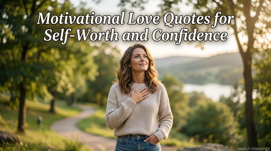 Motivational Love Quotes for Self-Worth and Confidence