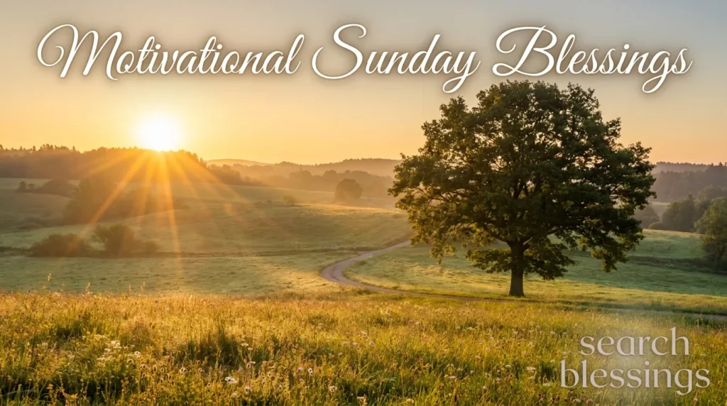 Motivational Sunday Blessings