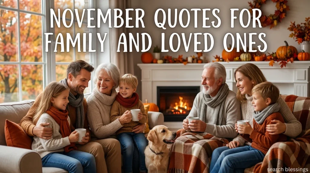 November Quotes for Family and Loved Ones