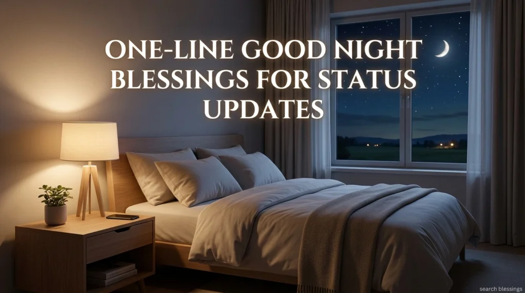 One-Line Good Night Blessings for Status Updates