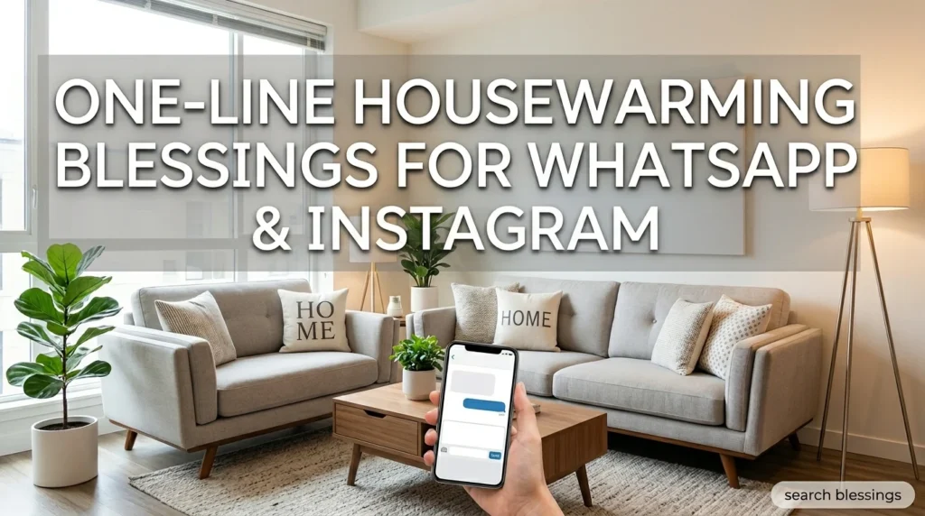 One-Line Housewarming Blessings for WhatsApp & Instagram