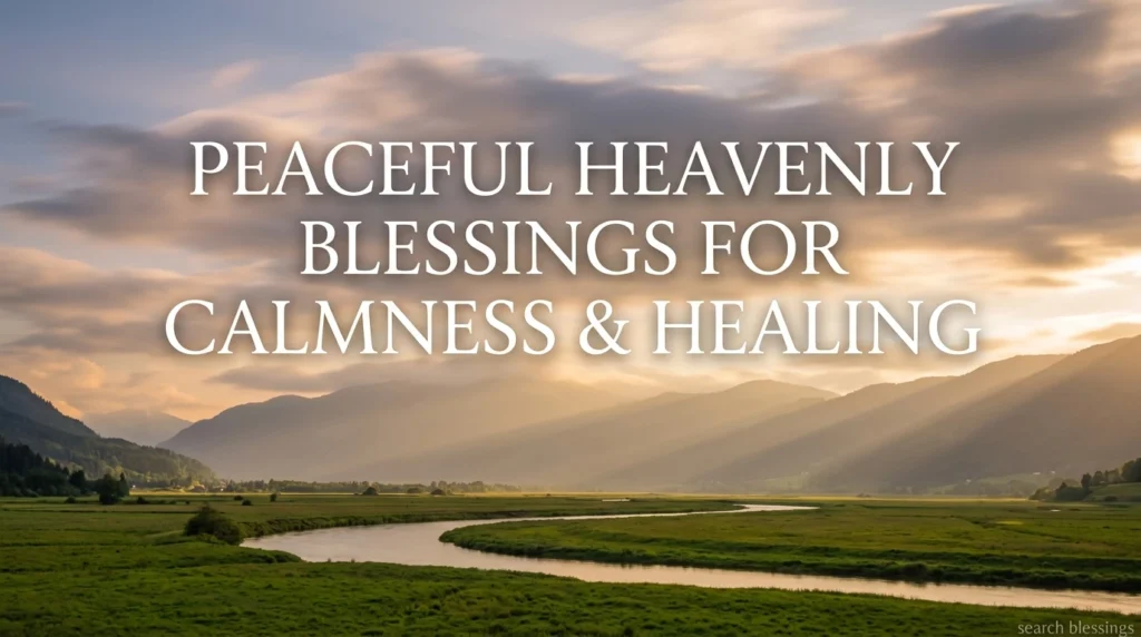 Peaceful Heavenly Blessings for Calmness & Healing