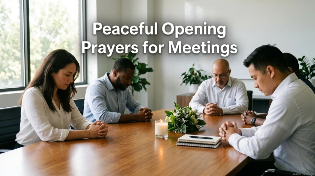 Peaceful Opening Prayers for Meetings