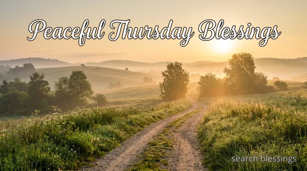 Peaceful Thursday Blessings