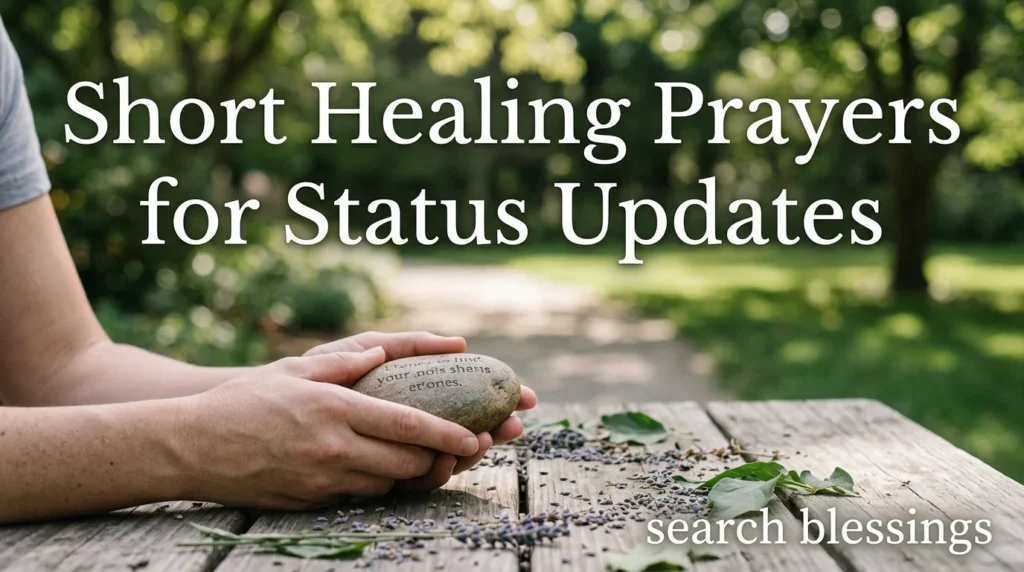 Short Healing Prayers for Status Updates