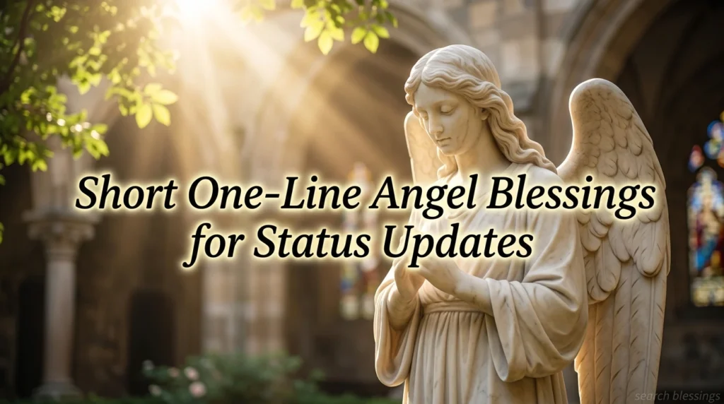 Short One-Line Angel Blessings for Status Updates
