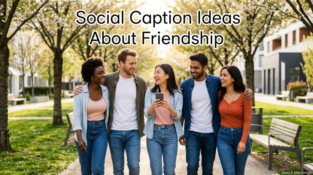 Social Caption Ideas About Friendship