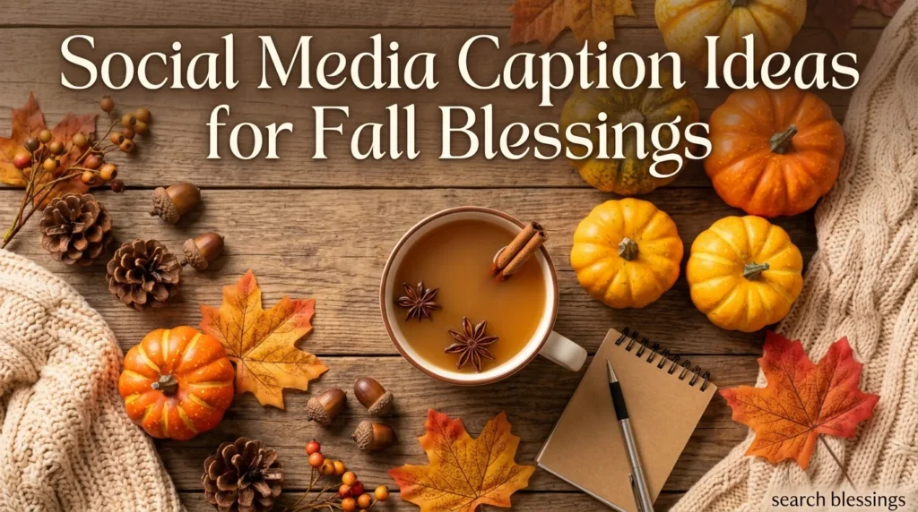 Social Media Caption Ideas for Fall Blessings