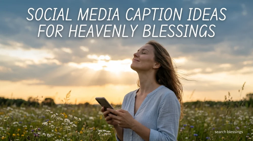 Social Media Caption Ideas for Heavenly Blessings