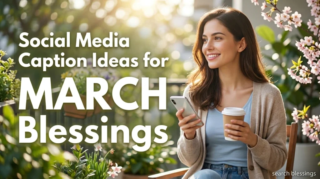 Social Media Caption Ideas for March Blessings