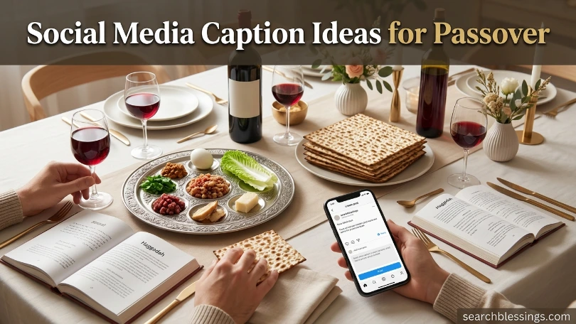 Social Media Caption Ideas for Passover