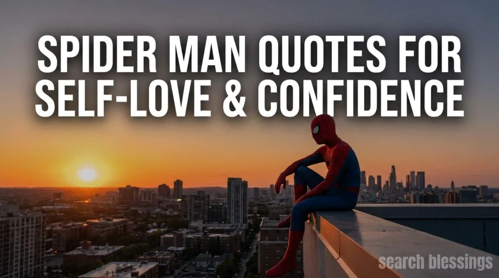 Spider Man Quotes for Self-Love & Confidence