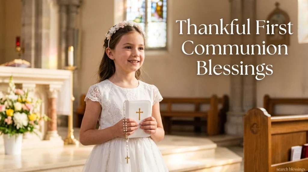 Thankful First Communion Blessings