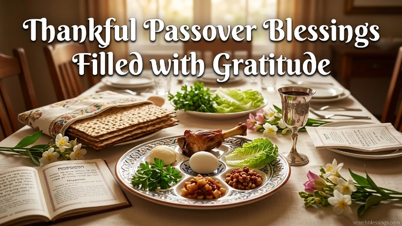 Thankful Passover Blessings Filled with Gratitude