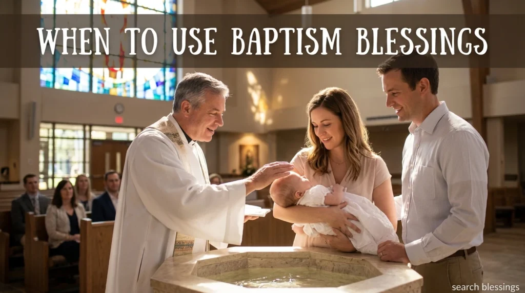 When to Use Baptism Blessings
