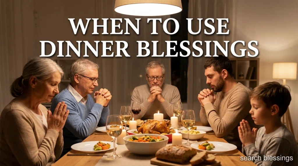 When to Use Dinner Blessings