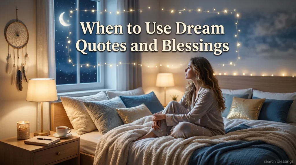When to Use Dream Quotes and Blessings