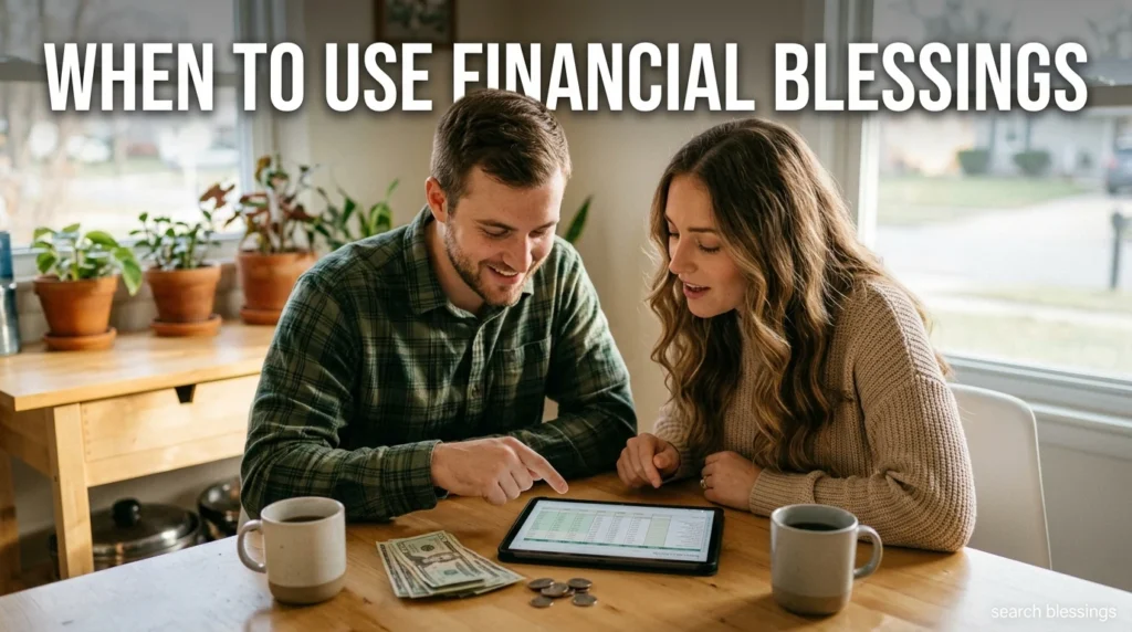 When to Use Financial Blessings